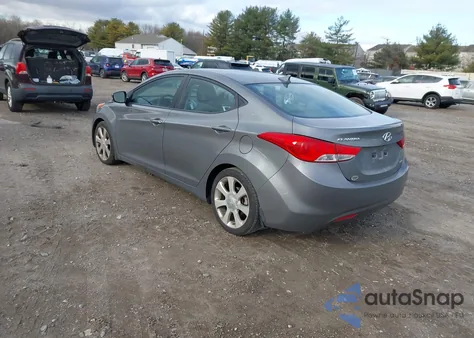 2013 Hyundai Elantra Limited z USA, uszkodzony, nr VIN 5NPDH4AE7DH284974